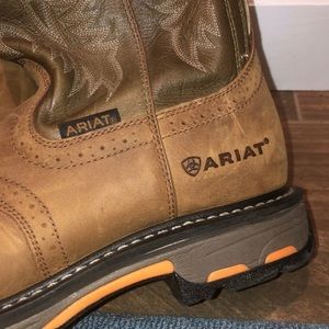 Ariat Workhog Leather Cowboy Boots Mens Size 11 EE